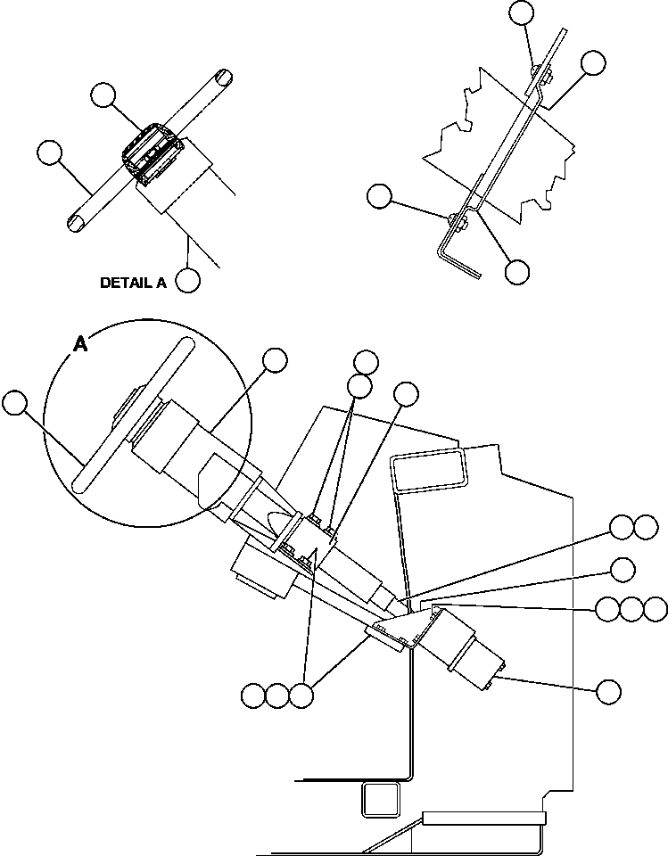 Komatsu parts book diagram for AFE48-CK 930E-2 S/N A30225 JACOB'S RANCH: STEERING COLUMN & CONTROL VALVE INSTL