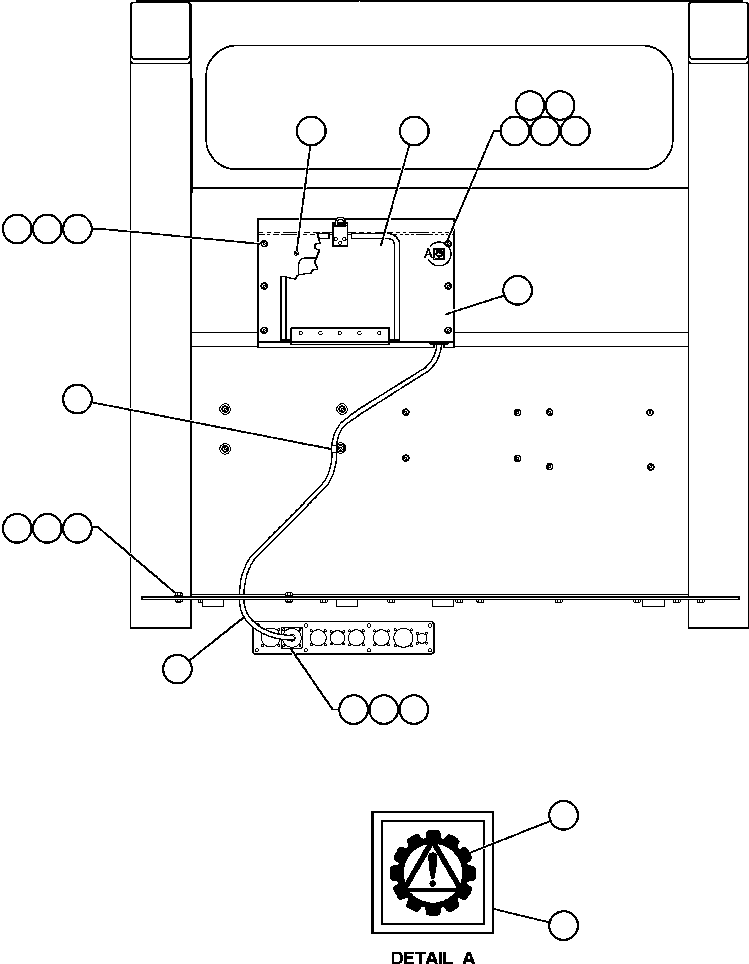 Komatsu parts book diagram for AFE48-CK 930E-2 S/N A30225 JACOB'S RANCH: D.I.D. PANEL INSTALLATION & COVER