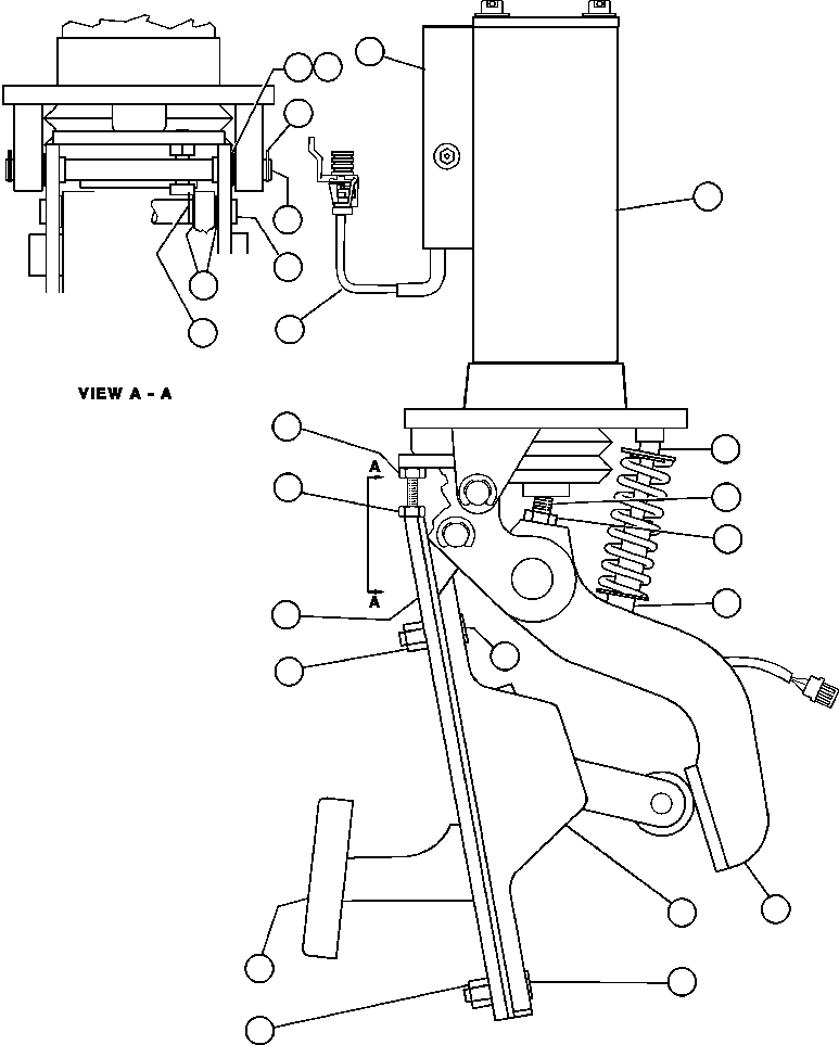 Komatsu parts book diagram for AFE48-CK 930E-2 S/N A30225 JACOB'S RANCH: RETARD/BRAKE VALVE ASSEMBLY (PC0420)