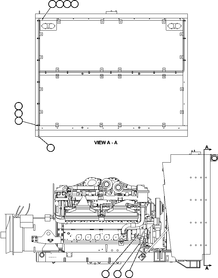 Komatsu parts book diagram for AFE48-CK 930E-2 S/N A30225 JACOB'S RANCH: ENGINE ELECTRICAL - RIGHT SIDE