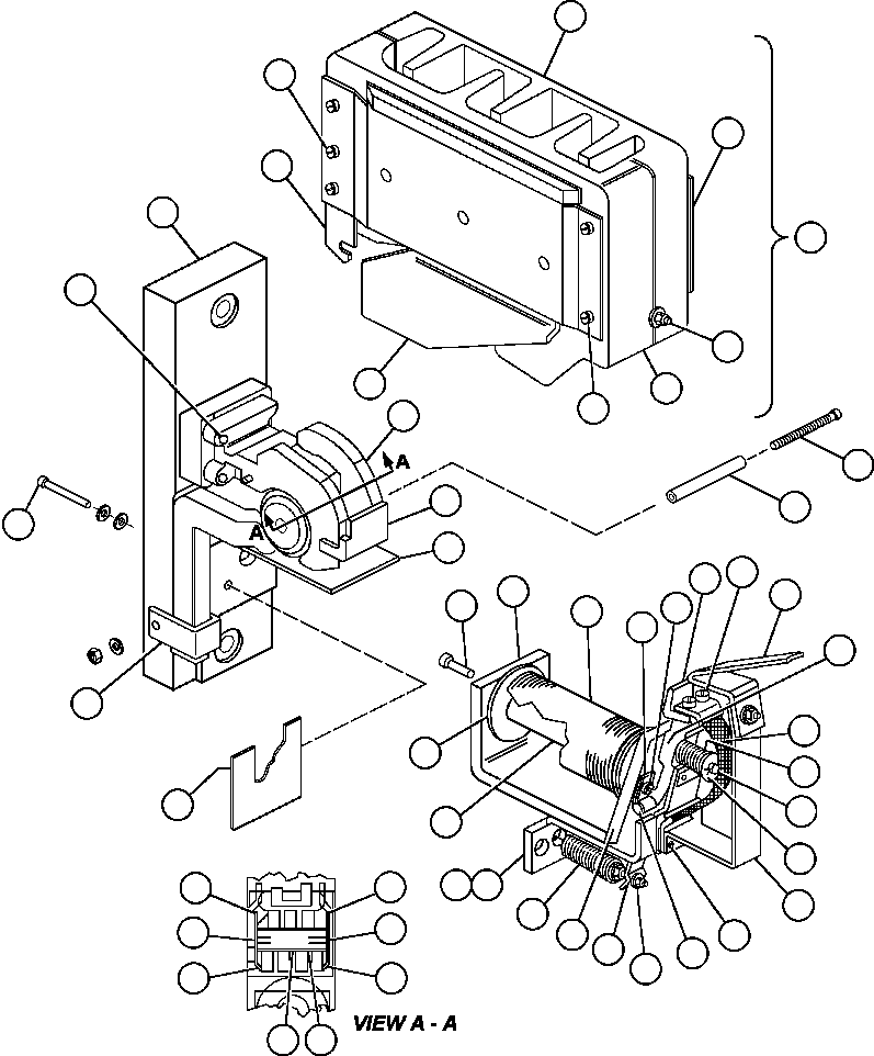 Komatsu parts book diagram for AFE48-CK 930E-2 S/N A30225 JACOB'S RANCH: CONTACTOR - R.P. (GE0168)