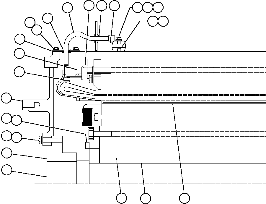 Komatsu parts book diagram for AFE48-CK 930E-2 S/N A30225 JACOB'S RANCH: ALTERNATOR - ENGINE MOUNT END