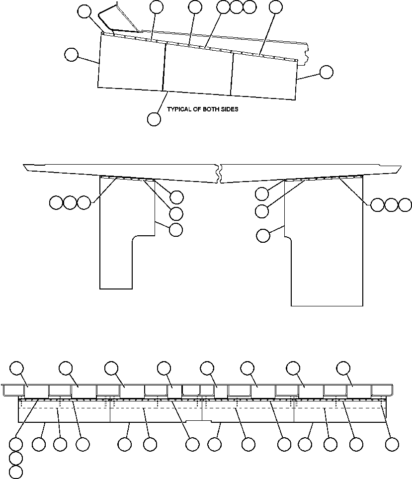 Komatsu parts book diagram for AFE48-DP 930E-2 S/N A30298 & A30299    TRANSALTA: BODY TO DECK & BODY MUD FLAP INSTL