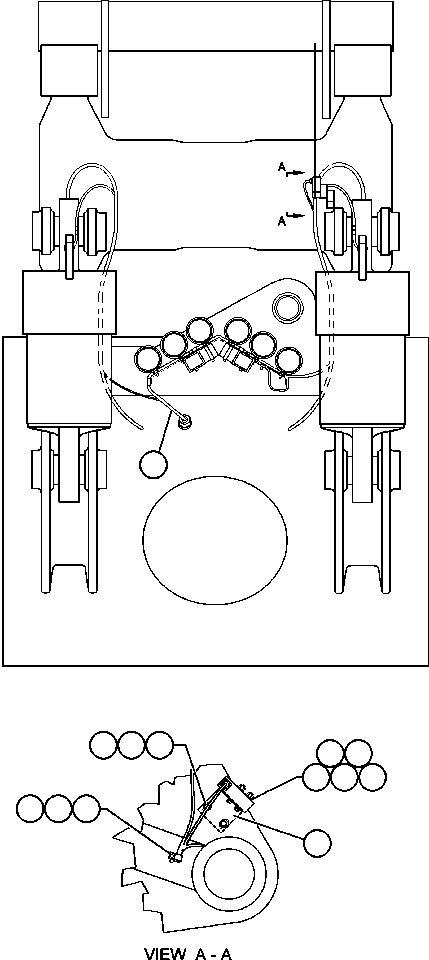 Komatsu parts book diagram for AFE48-DP 930E-2 S/N A30298 & A30299    TRANSALTA: HOIST LIMIT WIRING