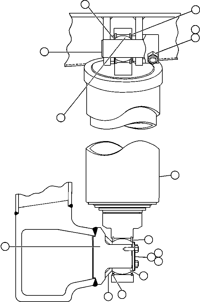 Komatsu parts book diagram for AFE48-DP 930E-2 S/N A30298 & A30299    TRANSALTA: HOIST CYLINDER & MOUNTING