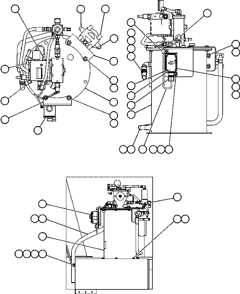 Komatsu parts book diagram for AFE48-DP 930E-2 S/N A30298 & A30299    TRANSALTA: AUTOMATIC LUBRICATION SYSTEM
