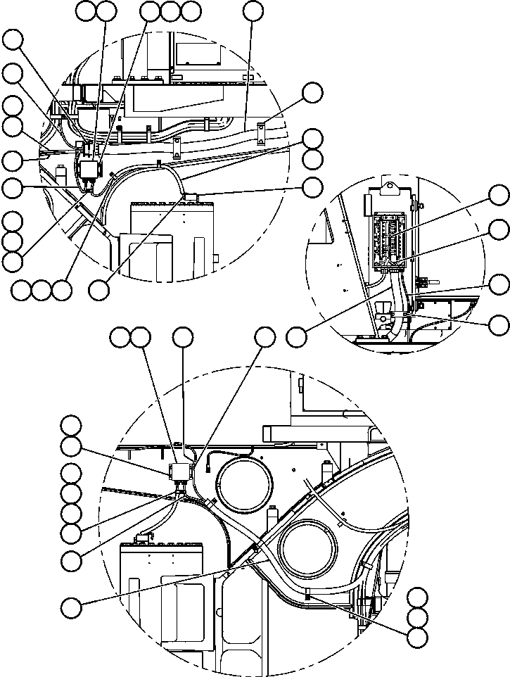 Komatsu parts book diagram for AFE48-DP 930E-2 S/N A30298 & A30299    TRANSALTA: PAYLOAD METER III - FRONT SUSPENSION