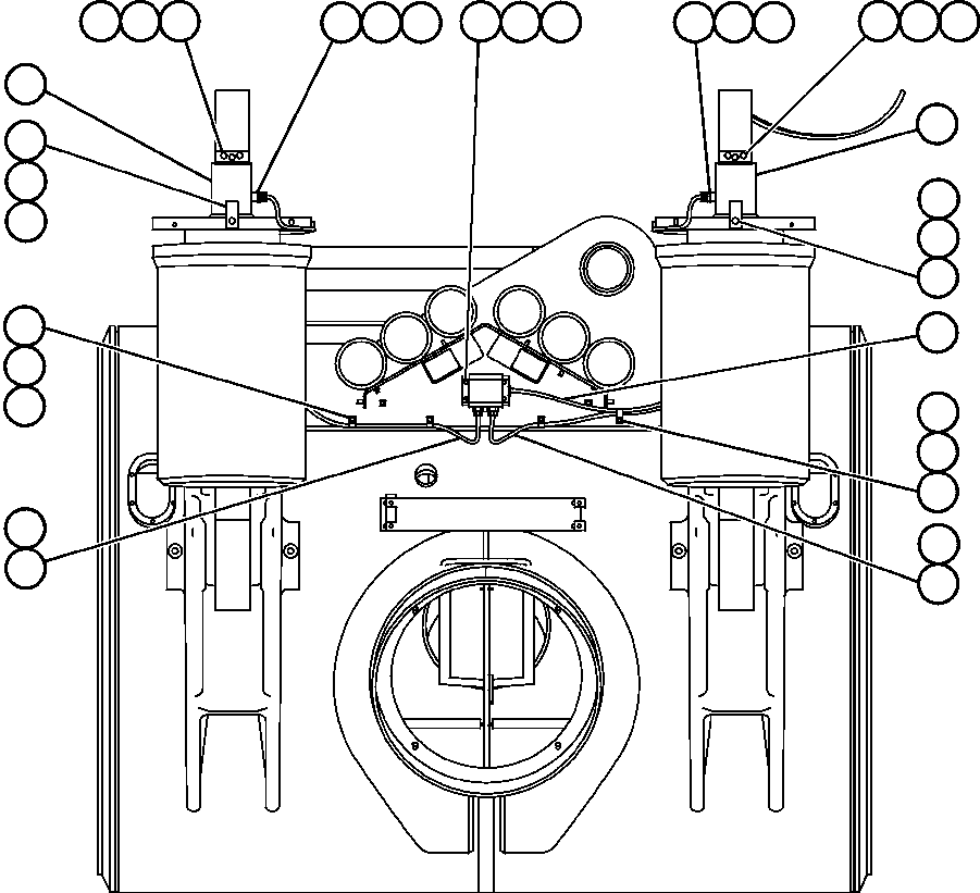 Komatsu parts book diagram for AFE48-DP 930E-2 S/N A30298 & A30299    TRANSALTA: PAYLOAD METER III - REAR AXLE