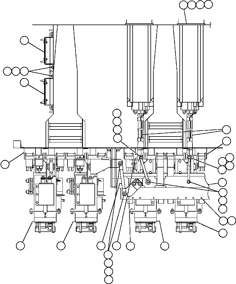 Komatsu parts book diagram for AFE48-DP 930E-2 S/N A30298 & A30299    TRANSALTA: CONTROL CABINET (INVERTER)