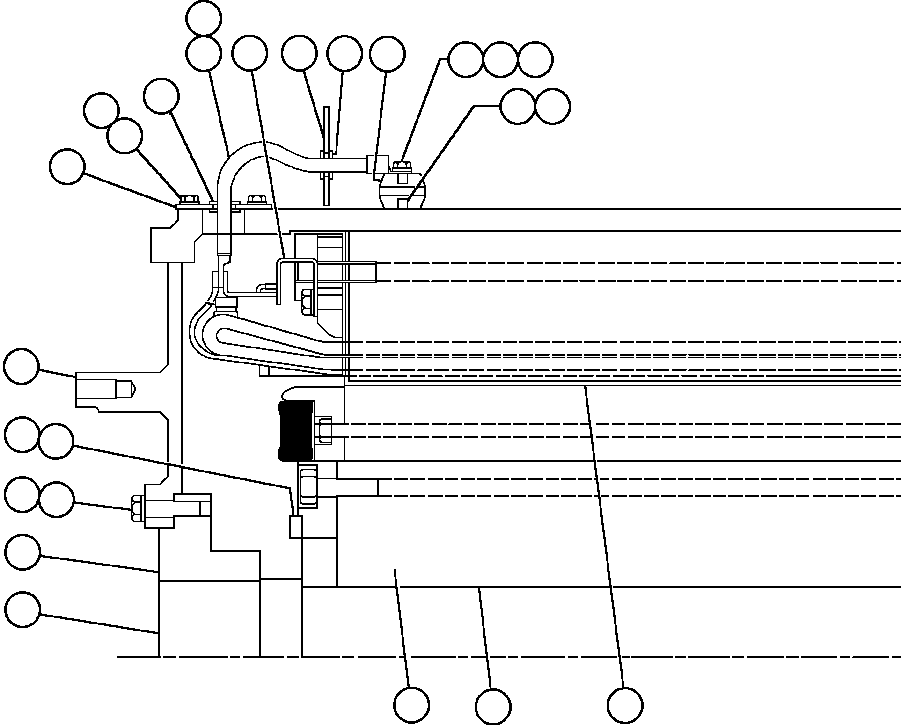 Komatsu parts book diagram for AFE48-DP 930E-2 S/N A30298 & A30299    TRANSALTA: ALTERNATOR - ENGINE MOUNT END