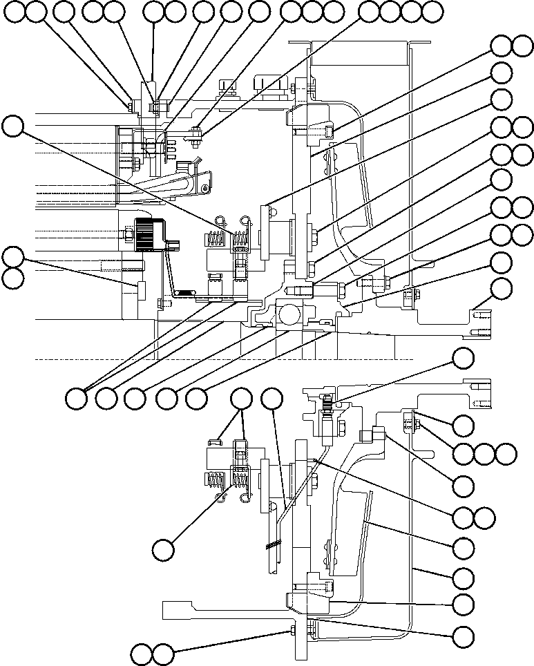 Komatsu parts book diagram for AFE48-DP 930E-2 S/N A30298 & A30299    TRANSALTA: ALTERNATOR - SLIP RING END