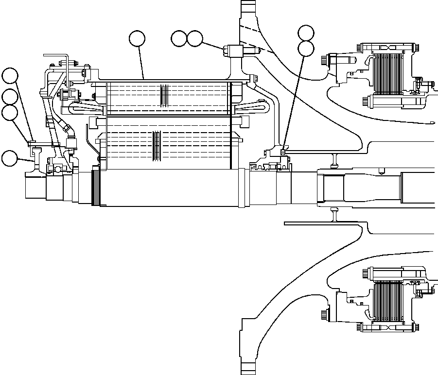 Komatsu parts book diagram for AFE48-DP 930E-2 S/N A30298 & A30299    TRANSALTA: WHEEL MOTOR ASSEMBLY (PC1094)