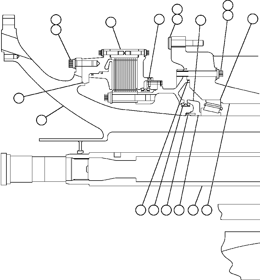 Komatsu parts book diagram for AFE48-DP 930E-2 S/N A30298 & A30299    TRANSALTA: TRANSMISSION, MOTORIZED WHEEL (GE0894)