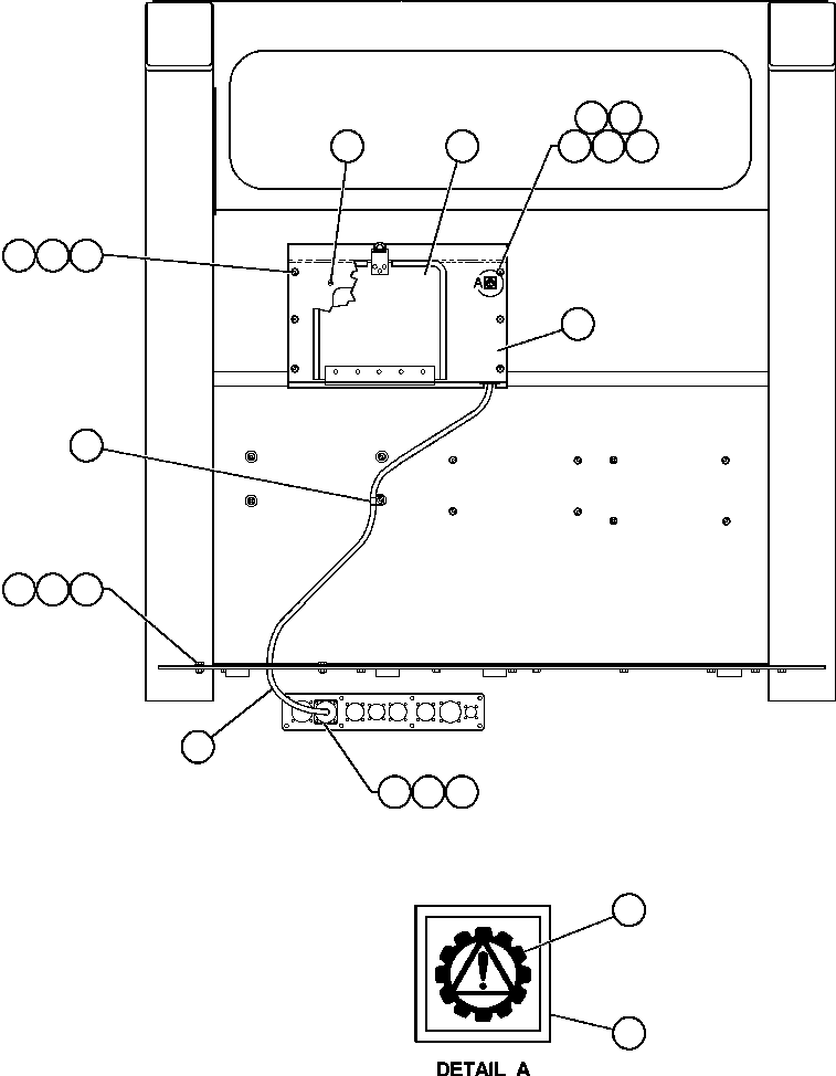 Komatsu parts book diagram for AFE48-F  930E S/N 32674 PIPELINE: D.I.D. PANEL INSTALLATION & COVER