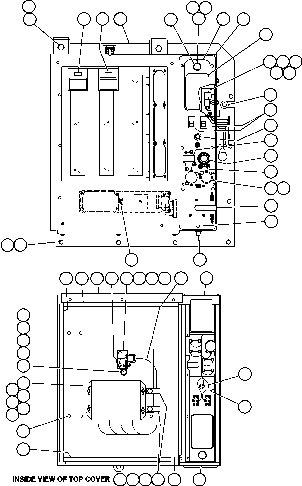 Komatsu parts book diagram for AFE48-F  930E S/N 32674 PIPELINE: CAB INTERFACE COMPARTMENT