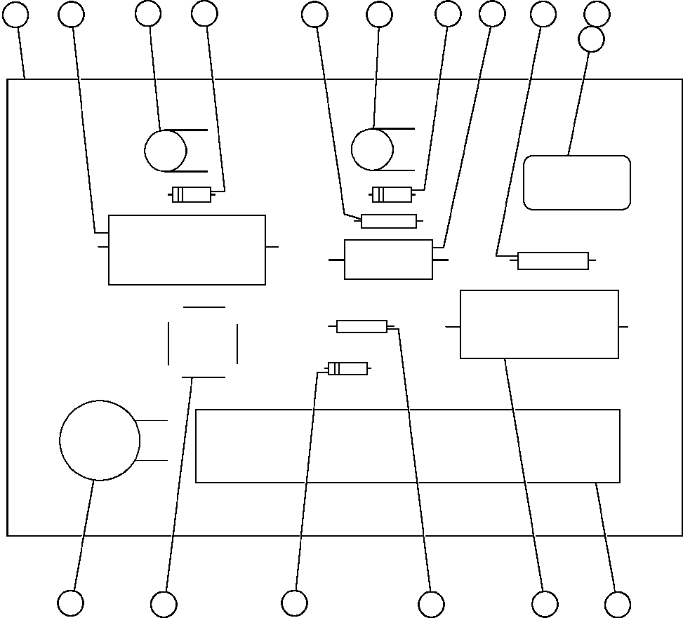 Komatsu parts book diagram for AFE48-F  930E S/N 32674 PIPELINE: FAULT DETECTION PANEL (VE6113)