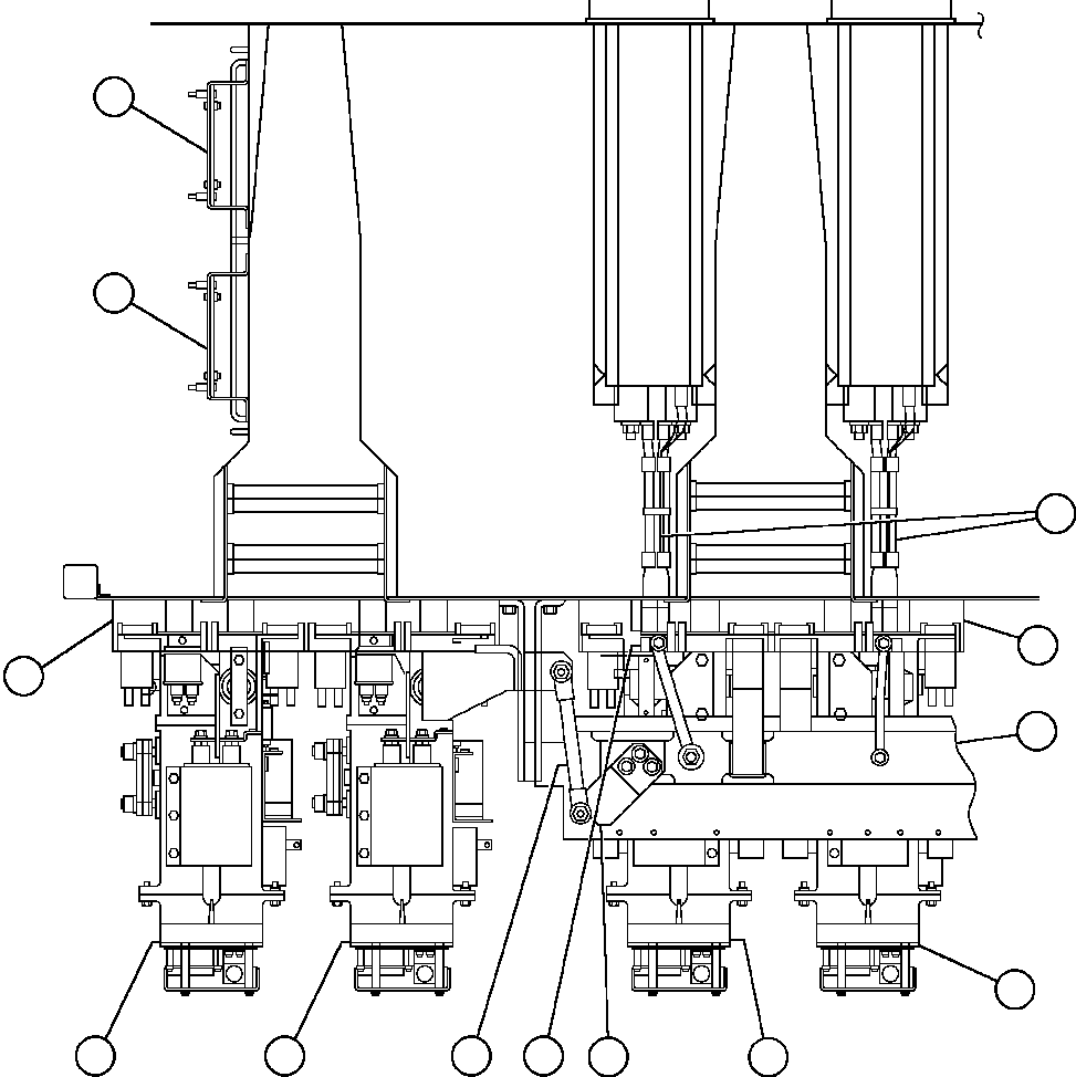 Komatsu parts book diagram for AFE48-F  930E S/N 32674 PIPELINE: CONTROL CABINET - INVERTER