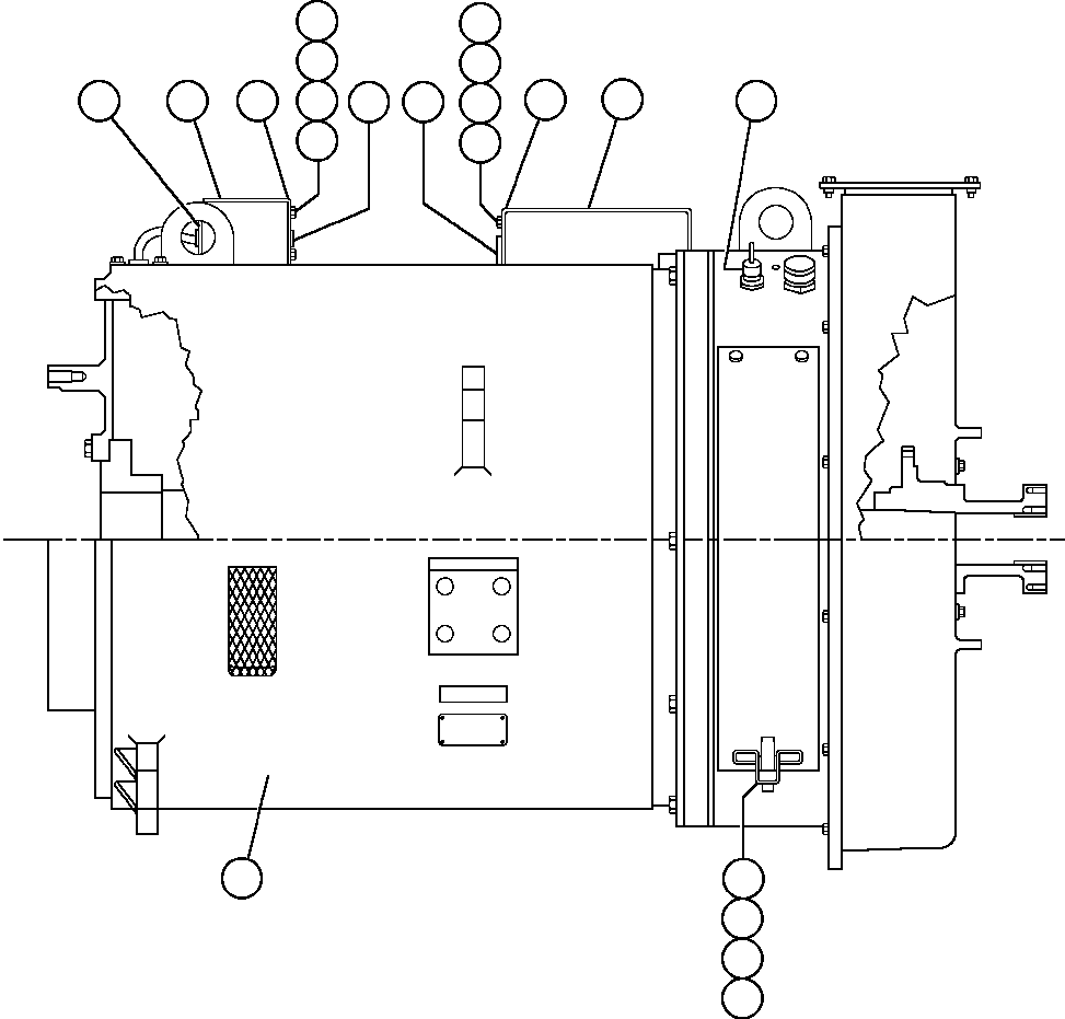 Komatsu parts book diagram for AFE48-F  930E S/N 32674 PIPELINE: DRIVE SYSTEM ALTERNATOR