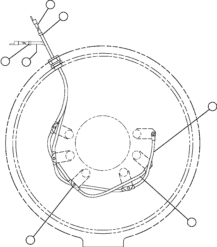 Komatsu parts book diagram for AFE48-F  930E S/N 32674 PIPELINE: ALTERNATOR - FIELD CONNECTOR (BRUSH HOLDER)