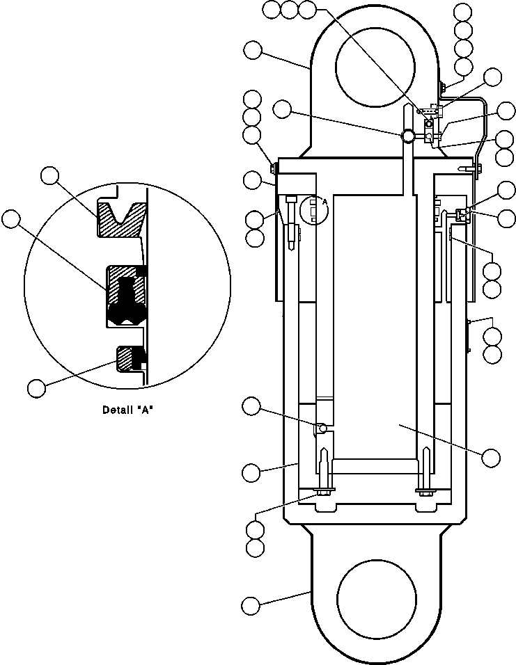 Komatsu parts book diagram for AFE48-H/J 930E S/N 32685 & 32704 PHELPS-DODGE MORENCI: REAR SUSPENSION ASSEMBLY (EF8363)