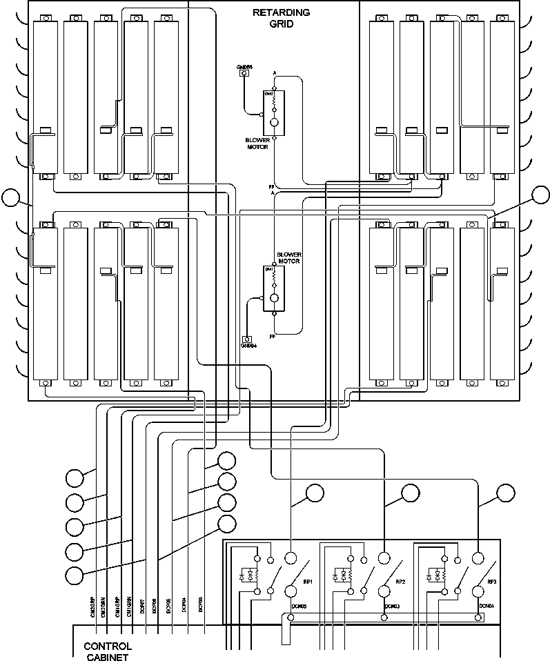 Komatsu parts book diagram for AFE48-H/J 930E S/N 32685 & 32704 PHELPS-DODGE MORENCI: ELECTRICAL COMPONENT POWER WIRING - 1