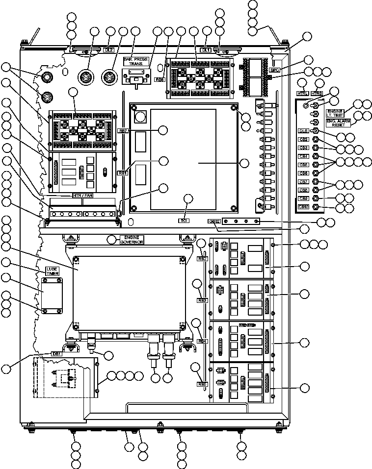 Komatsu parts book diagram for AFE48-H/J 930E S/N 32685 & 32704 PHELPS-DODGE MORENCI: ELECTRICAL INTERFACE CABINET