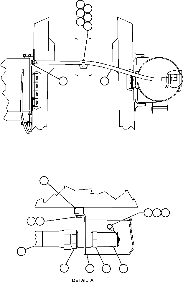 Komatsu parts book diagram for AFE48-H/J 930E S/N 32685 & 32704 PHELPS-DODGE MORENCI: QUICK FUEL LEFT HAND