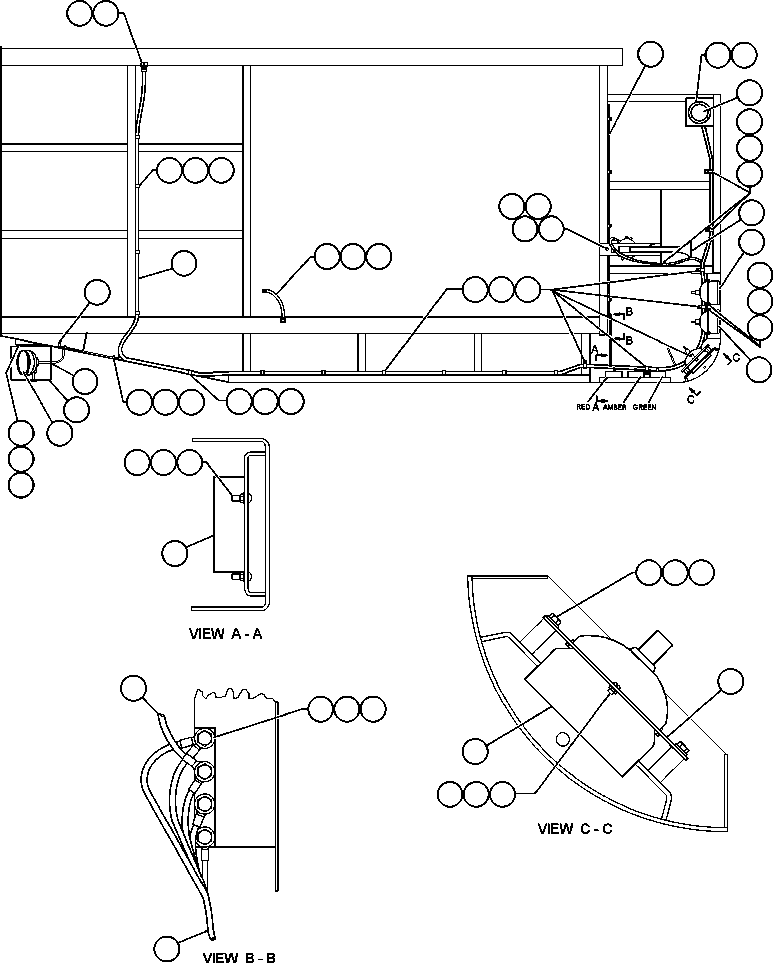 Komatsu parts book diagram for AFE48-H/J 930E S/N 32685 & 32704 PHELPS-DODGE MORENCI: LEFT DECK ELECTRICAL GROUP