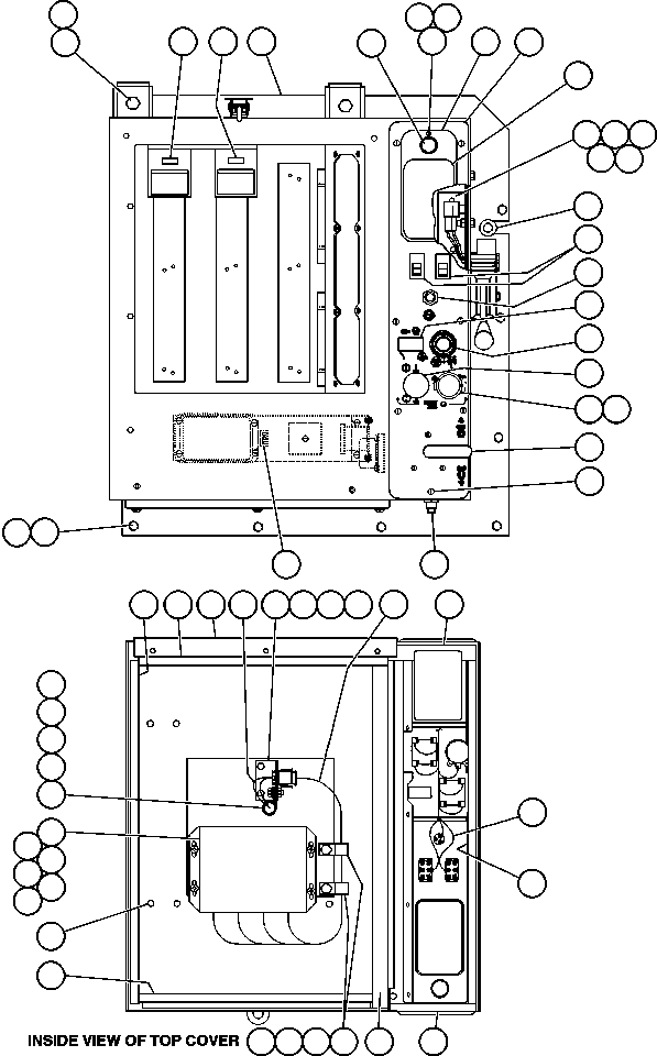 Komatsu parts book diagram for AFE48-H/J 930E S/N 32685 & 32704 PHELPS-DODGE MORENCI: CAB INTERFACE COMPARTMENT