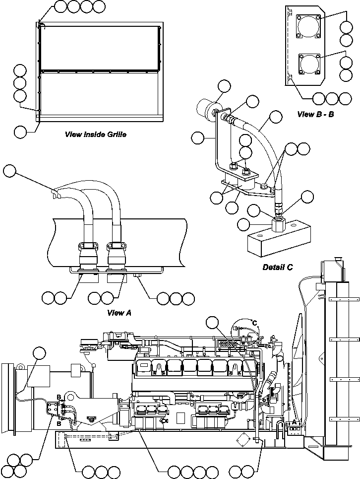 Komatsu parts book diagram for AFE48-H/J 930E S/N 32685 & 32704 PHELPS-DODGE MORENCI: ENGINE ELECTRICAL - RIGHT SIDE