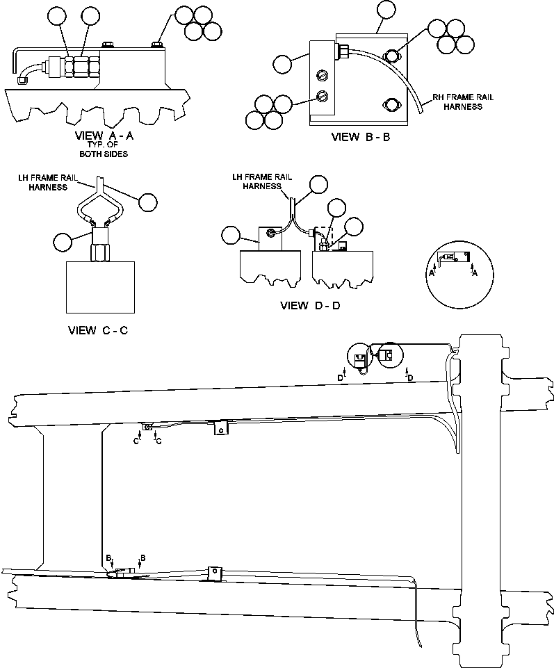 Komatsu parts book diagram for AFE48-H/J 930E S/N 32685 & 32704 PHELPS-DODGE MORENCI: SWS., BODY UP, FRT. SUSP, STEERING ACCUM PRES