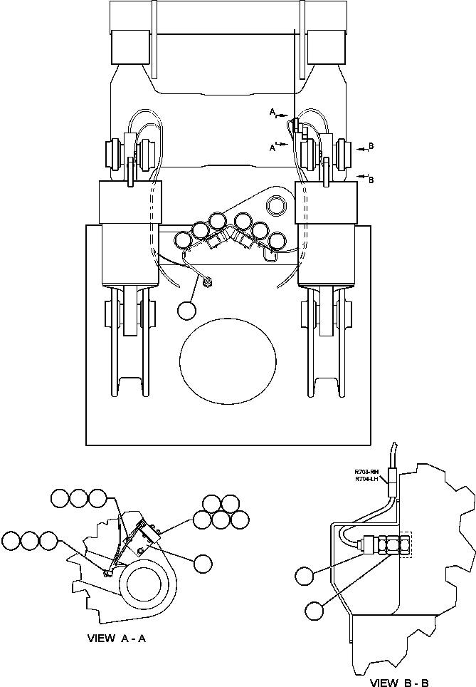 Komatsu parts book diagram for AFE48-H/J 930E S/N 32685 & 32704 PHELPS-DODGE MORENCI: HOIST LIMIT & PAYLOAD SWITCH WIRING