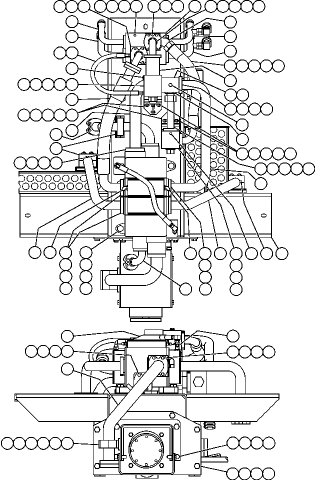 Komatsu parts book diagram for AFE48-H/J 930E S/N 32685 & 32704 PHELPS-DODGE MORENCI: PUMP/HOIST VALVE MODULE