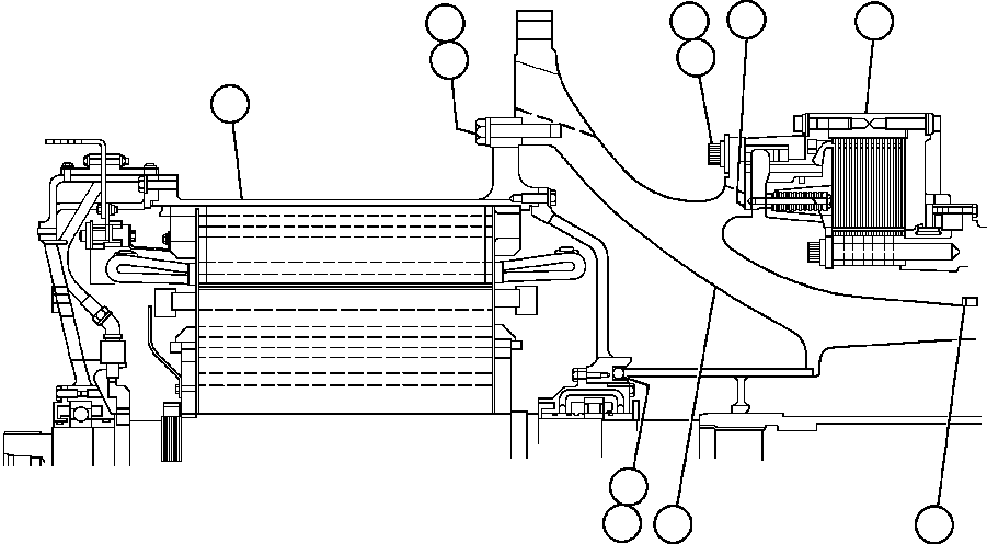 Komatsu parts book diagram for AFE48-H/J 930E S/N 32685 & 32704 PHELPS-DODGE MORENCI: WHEEL MOTOR ASSEMBLY (PB9900)
