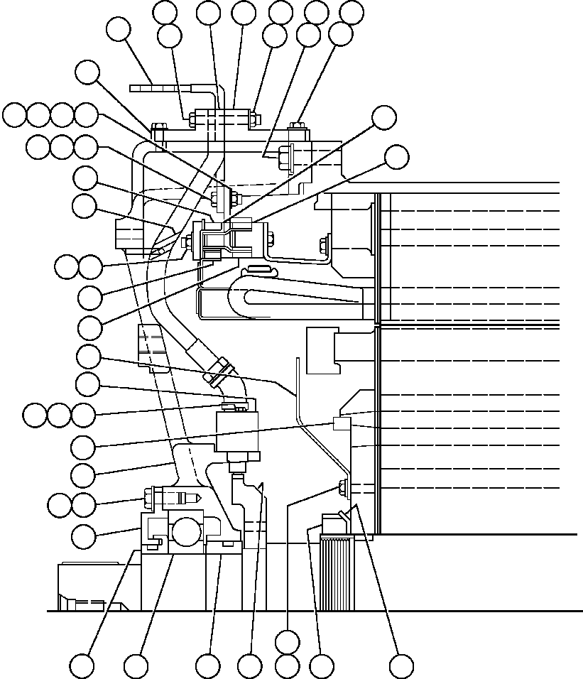 Komatsu parts book diagram for AFE48-H/J 930E S/N 32685 & 32704 PHELPS-DODGE MORENCI: MOTOR ASSEMBLY - WHEEL (GE0053)
