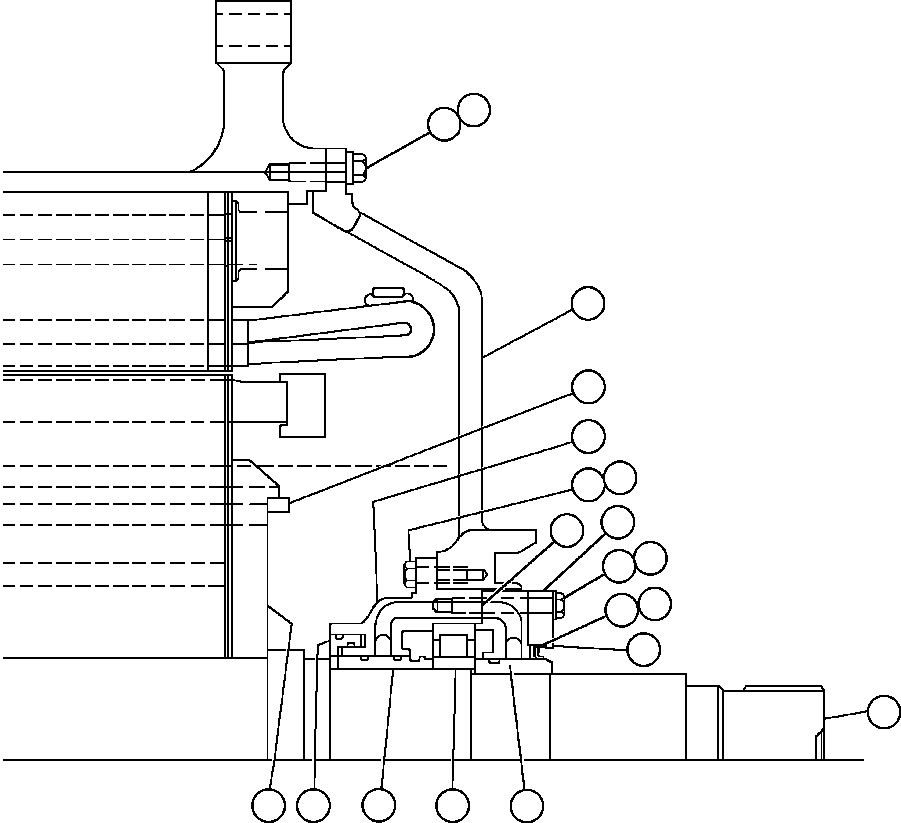 Komatsu parts book diagram for AFE48-H/J 930E S/N 32685 & 32704 PHELPS-DODGE MORENCI: MOTOR ASSEMBLY - WHEEL - 1 (GE0053)