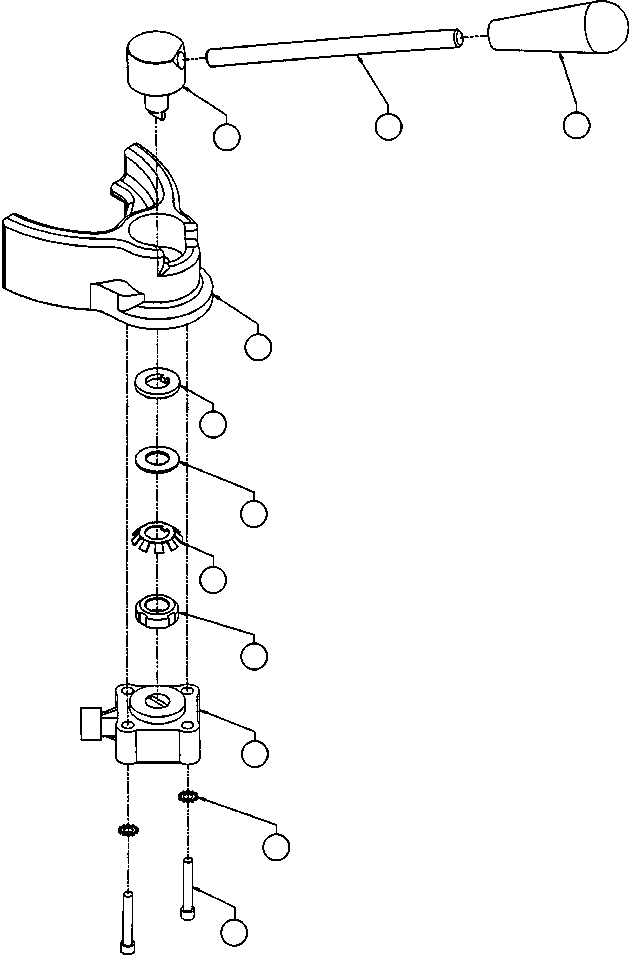 Komatsu parts book diagram for AFE48-V  930E S/N 32816 & 32837 PHELPS-DODGE MORENCI: RETARDER LEVER ASSEMBLY (EF7730)