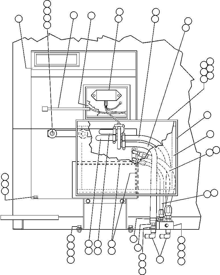 Komatsu parts book diagram for AFE48-V  930E S/N 32816 & 32837 PHELPS-DODGE MORENCI: HEATER - A/C MODULE INSTALLATION