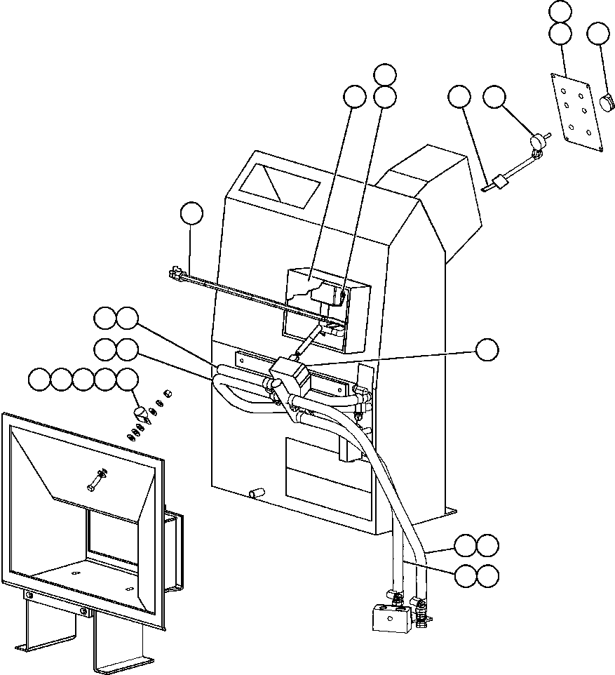 Komatsu parts book diagram for AFE48-V  930E S/N 32816 & 32837 PHELPS-DODGE MORENCI: HEATER TEMPERATURE CONTROL INSTL