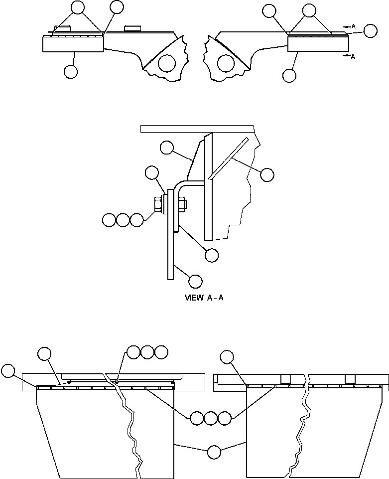 Komatsu parts book diagram for AFE48-V  930E S/N 32816 & 32837 PHELPS-DODGE MORENCI: DECK MUD FLAPS INSTALLATION