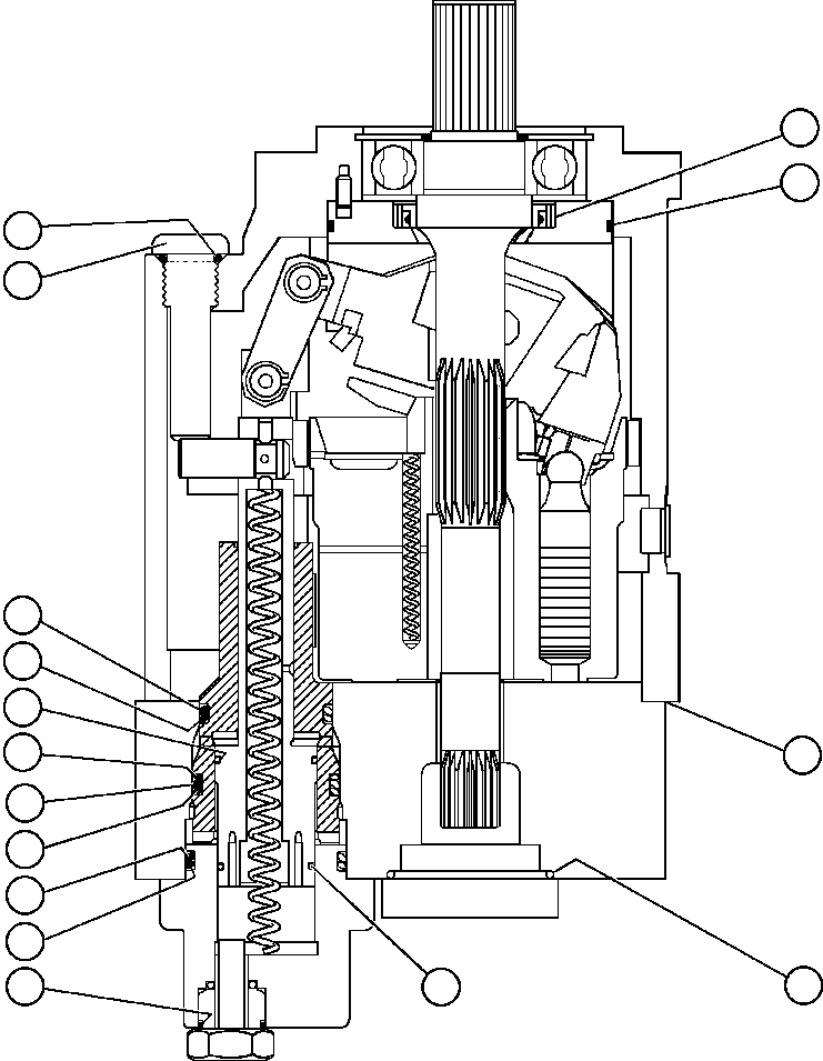 Komatsu parts book diagram for AFE48-V  930E S/N 32816 & 32837 PHELPS-DODGE MORENCI: STEERING PUMP SEAL INSTL (PB9933)