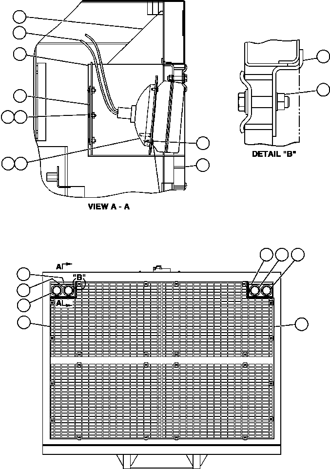 Komatsu parts book diagram for AFE48-V  930E S/N 32816 & 32837 PHELPS-DODGE MORENCI: HIGH MOUNT HEAD LIGHT