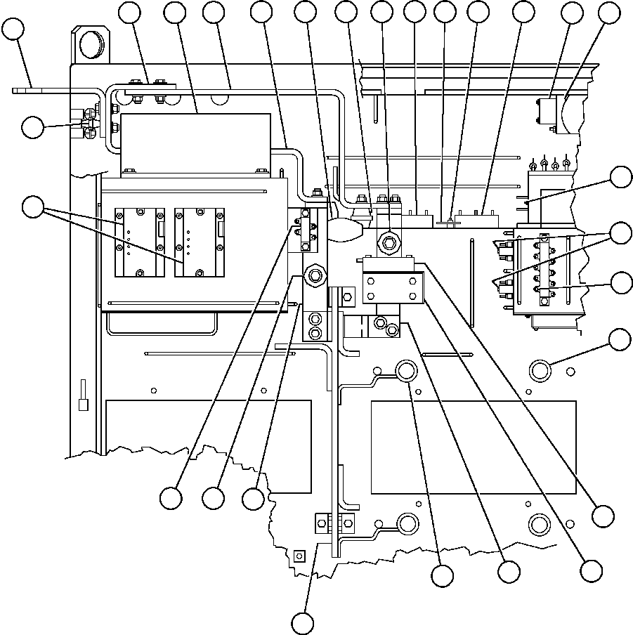 Komatsu parts book diagram for AFE48-V  930E S/N 32816 & 32837 PHELPS-DODGE MORENCI: CONTROL CABINET (INSIDE TOP LEFT FRONT)