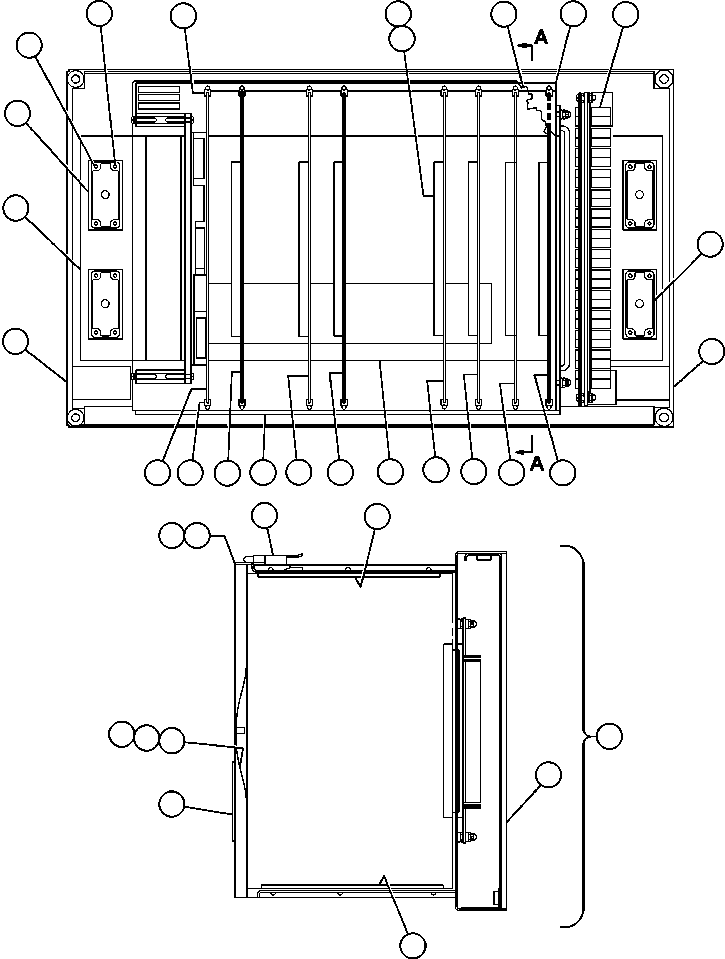 Komatsu parts book diagram for AFE48-V  930E S/N 32816 & 32837 PHELPS-DODGE MORENCI: CONTROL PANEL - P.S.C. (GE0339)