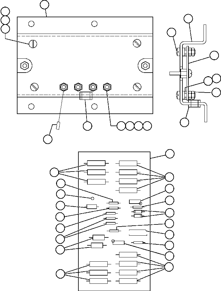 Komatsu parts book diagram for AFE48-V  930E S/N 32816 & 32837 PHELPS-DODGE MORENCI: VOLTAGE MEASURING MODULE (VWM) (VE6118)