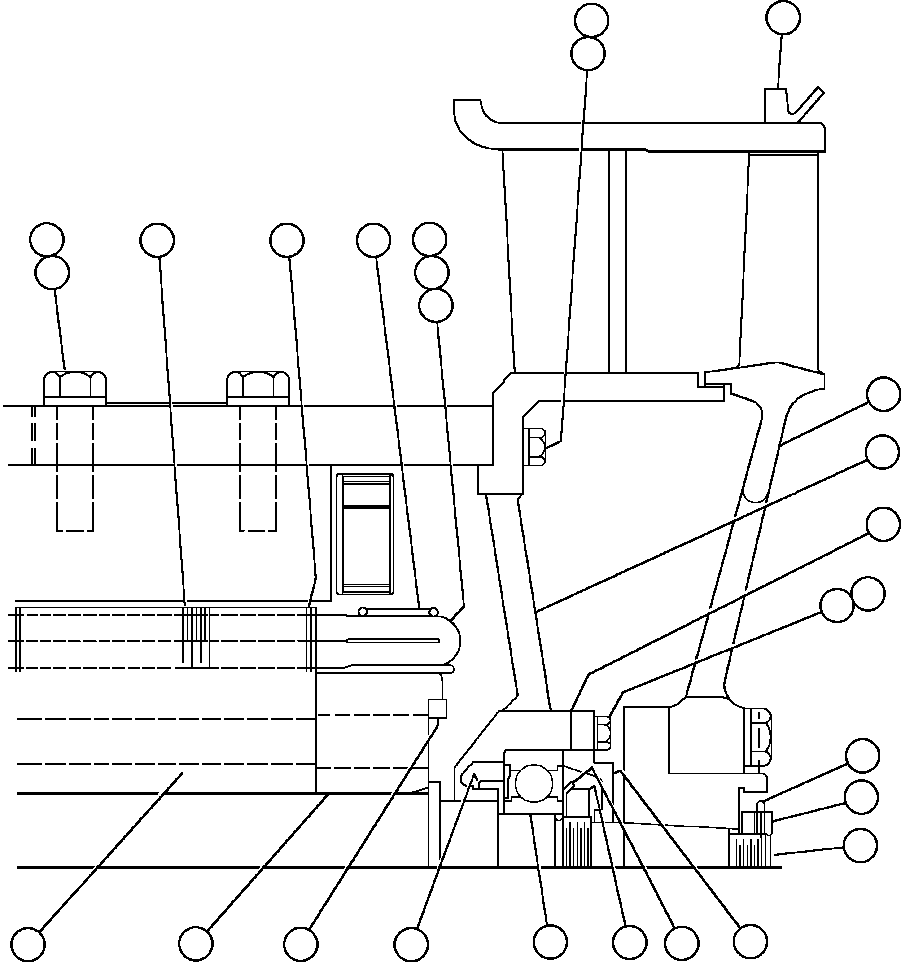 Komatsu parts book diagram for AFE48-V  930E S/N 32816 & 32837 PHELPS-DODGE MORENCI: BLOWER MOTOR NON-COMMUTATOR END GE0017