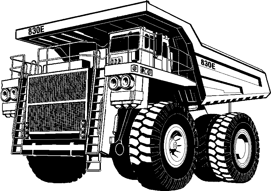 Dump Trucks Komatsu / AFE50-AA 830E S/N A30624 COTEAU(AFE50-AA)