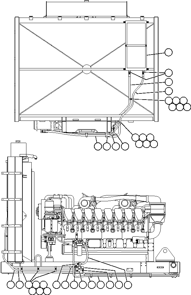 Dump Trucks Komatsu / AFE50-AA 830E S/N A30624 COTEAU(AFE50-AA) / FUEL COOLER(270 : 41416)