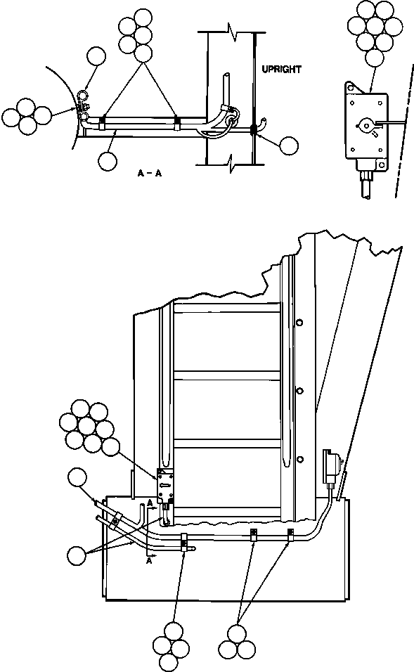 Dump Trucks Komatsu / AFE50-AA 830E S/N A30624 COTEAU(AFE50-AA) / LEFT UPRIGHT ELECTRICAL GROUP - 2(278 : 41545)