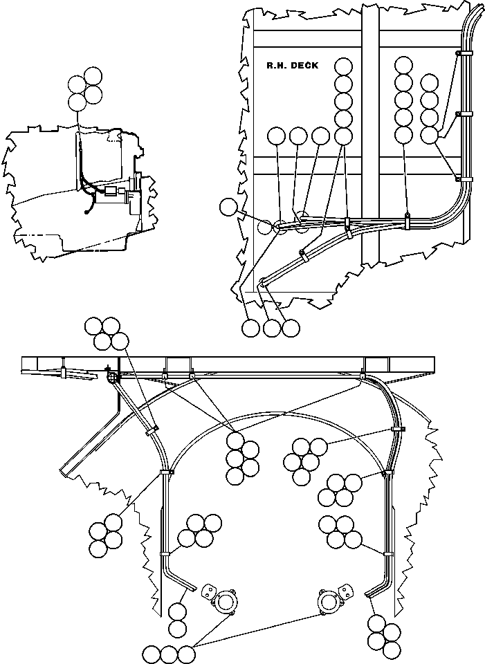Dump Trucks Komatsu / AFE50-AA 830E S/N A30624 COTEAU(AFE50-AA) / ELECTRIC START INSTALLATION(320 : 41506)